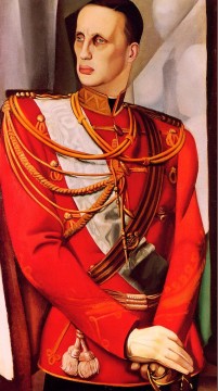  Tamara Pintura al %C3%B3leo - Retrato de Sai Gran Duque Gavriil Kostantinovic 1927 Tamara contemporánea de Lempicka